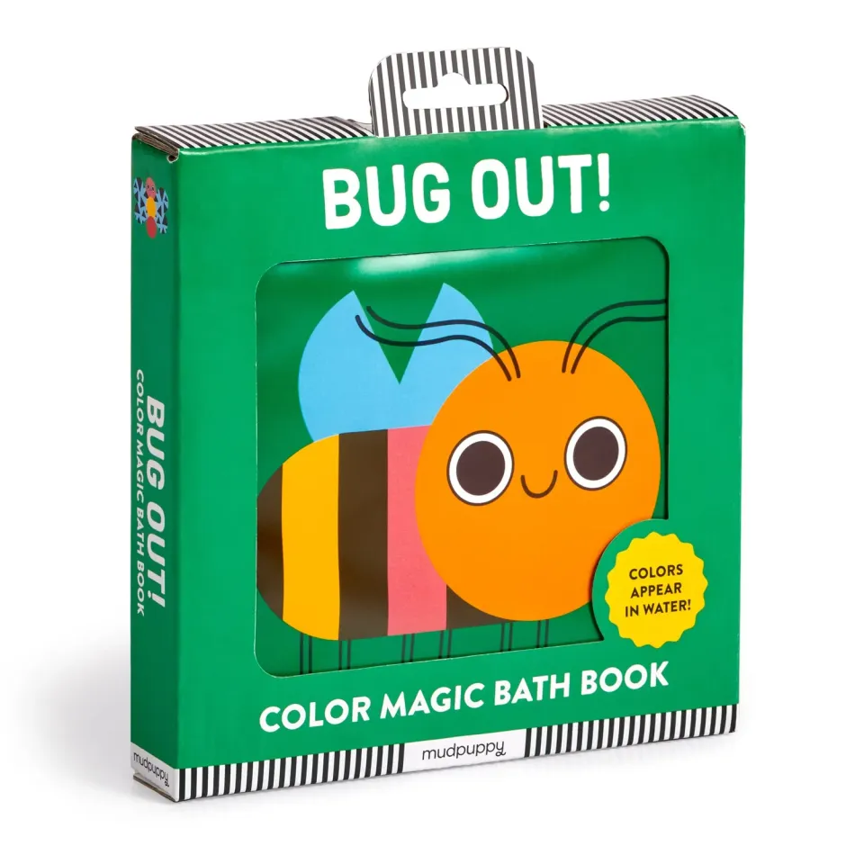 Mudpuppy Bug Out! carte de baie magica cu apa
