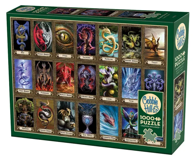 Cobble Hill Dragon Oracle puzzle 1000 piese dragoni