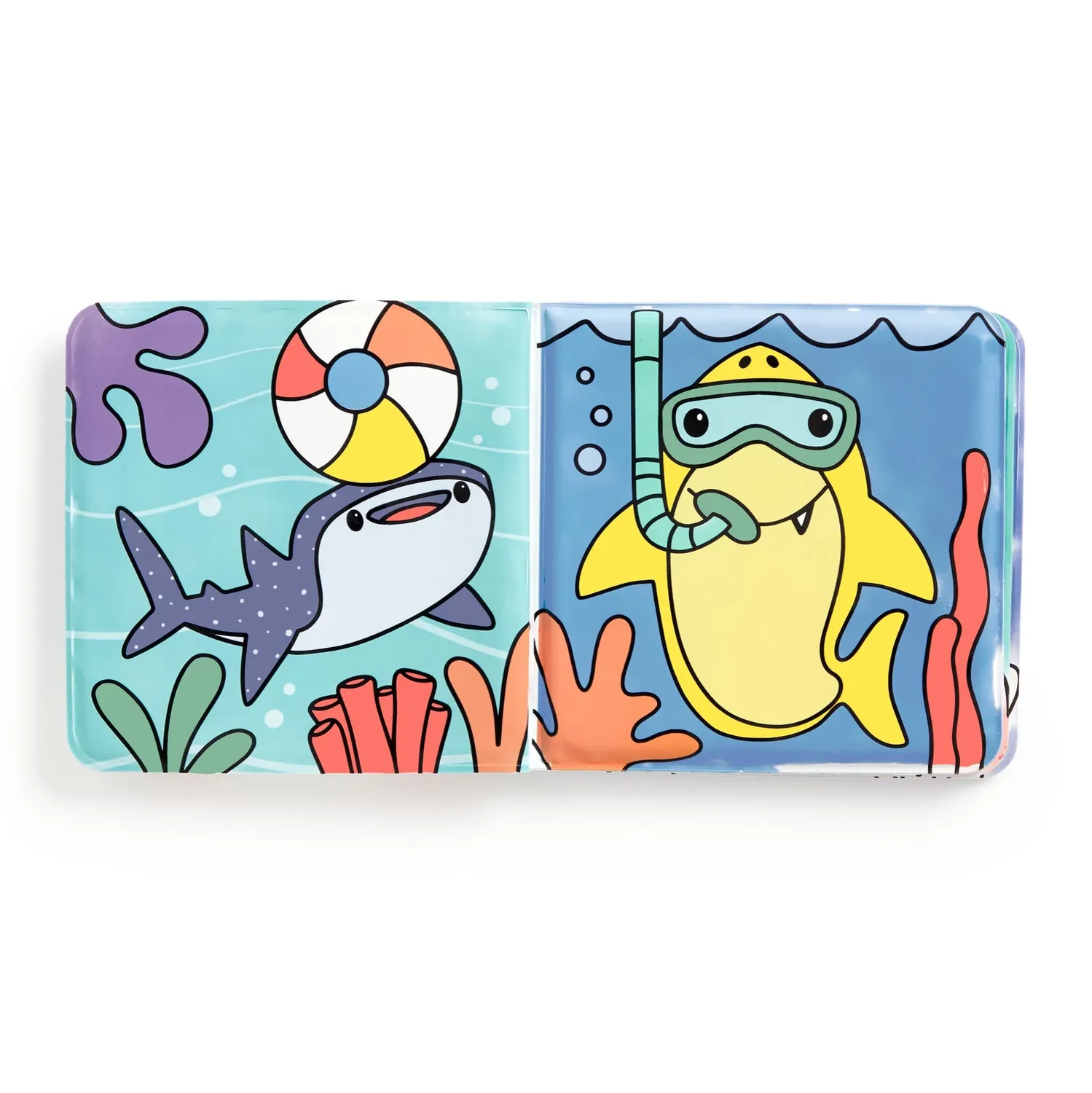 Mudpuppy Shark Splash! carte de baie magica cu apa