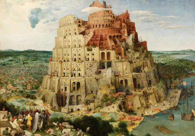 Mosaic Puzzles Tower of Babel puzzle 50 piese turn