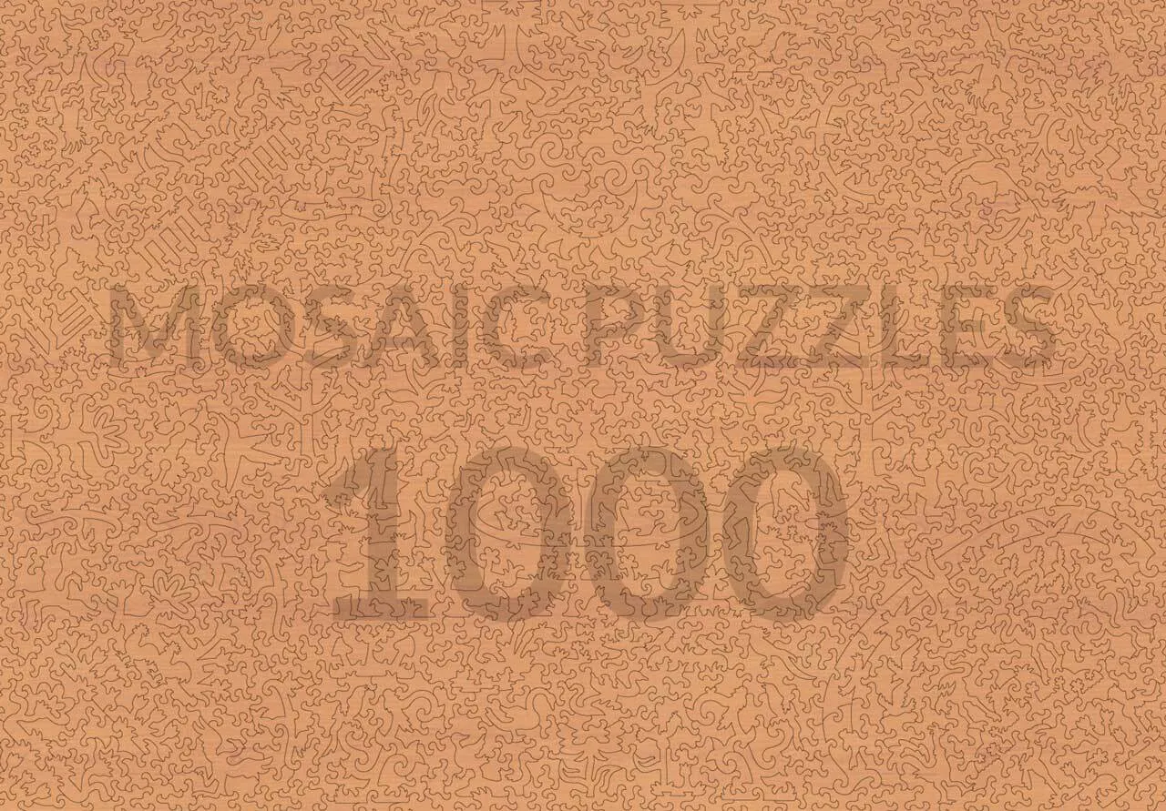 Mosaic Puzzles Singing Garden puzzle lemn 500 piese natura