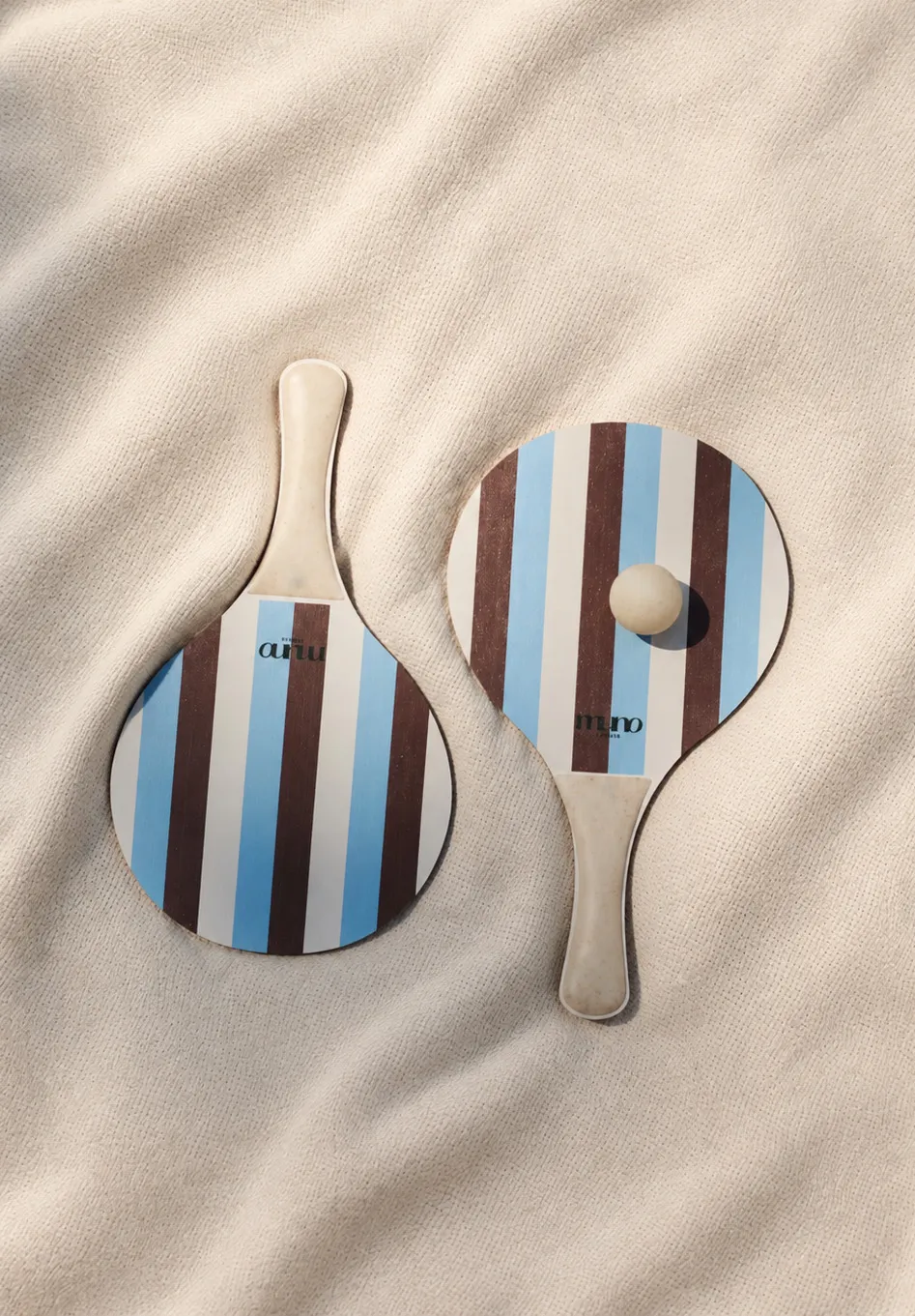 Muno Puzzle set tenis de plajă 2 palete + minge