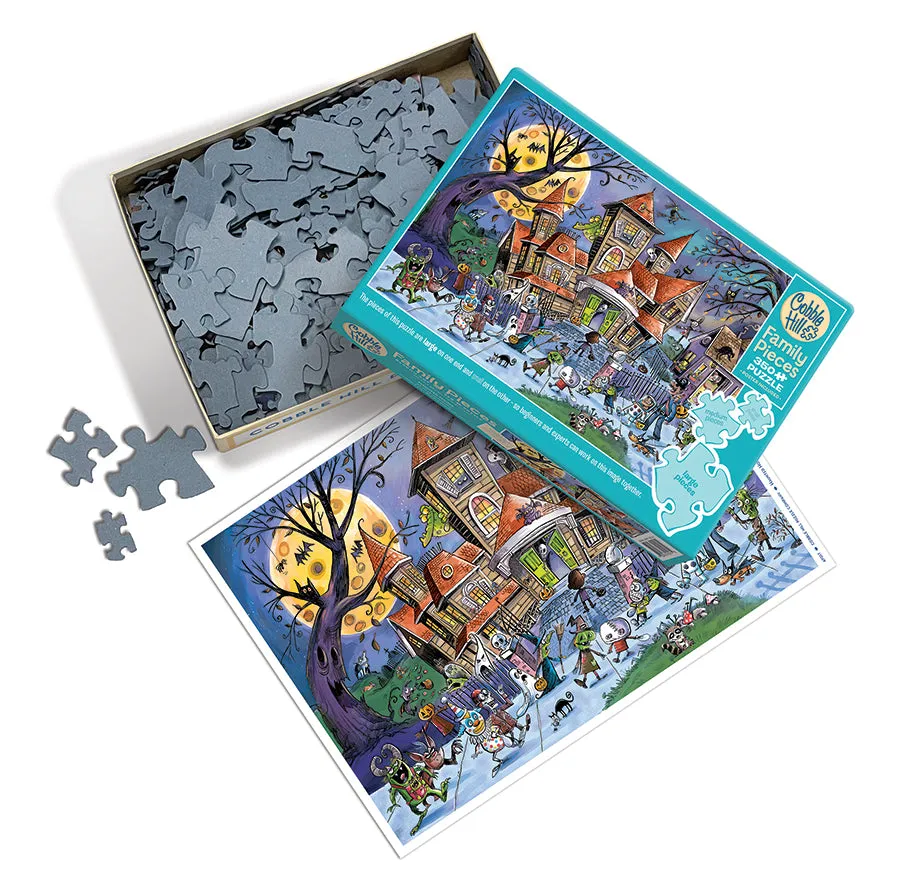 Cobble Hill Haunted House puzzle familie 350 piese