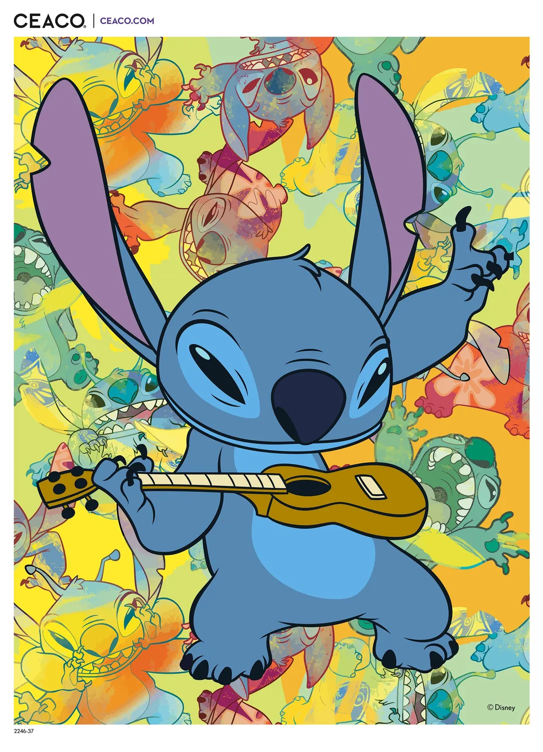Ceaco Galaxy Grunge puzzle 300 piese Stitch Disney