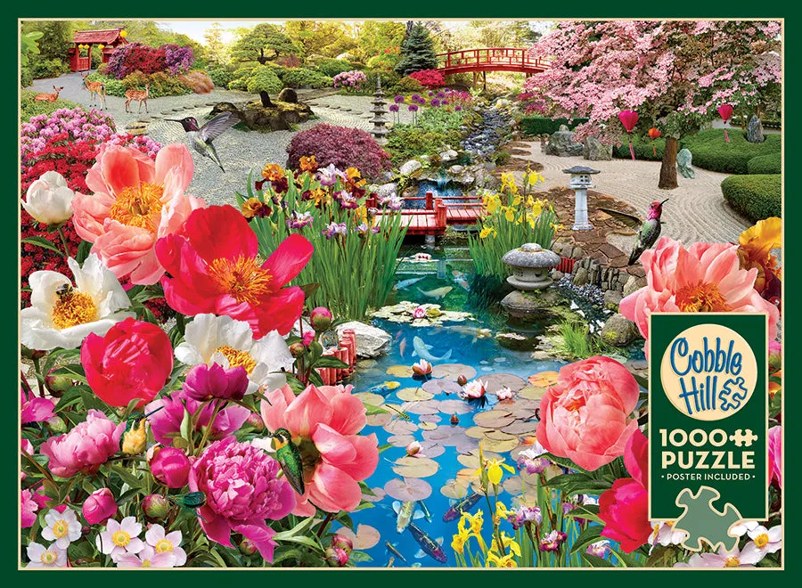 Cobble Hill Japanese Garden puzzle 1000 piese peisaj