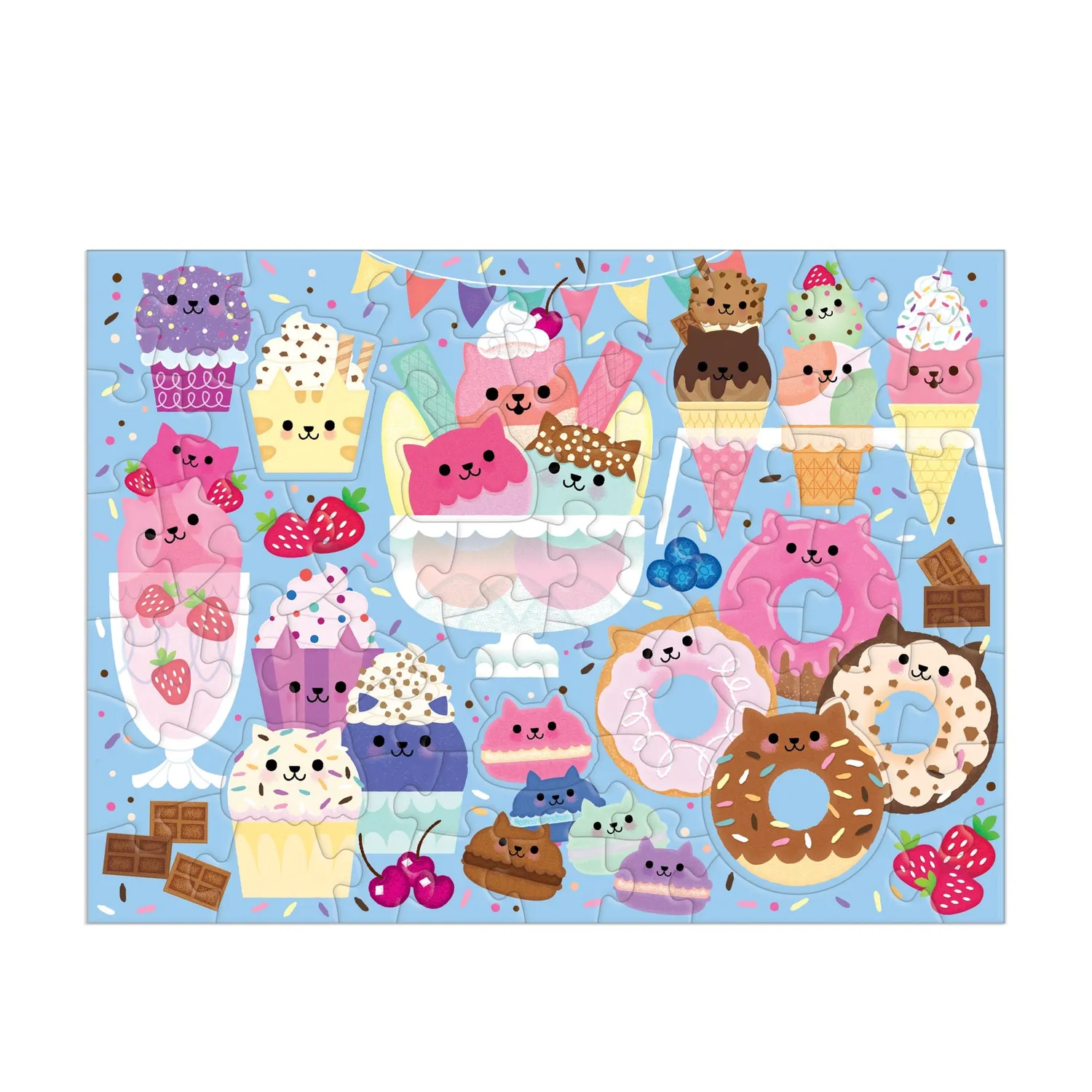 Mudpuppy Cat Cafe 60 piese puzzle parfumat