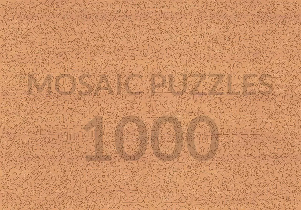 Mosaic Puzzles Snap the Whip puzzle lemn 500 piese clasica