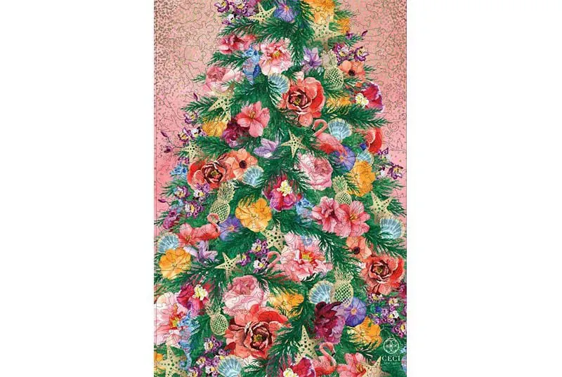 Mosaic Puzzles Christmas in Paradise puzzle lemn 500 piese
