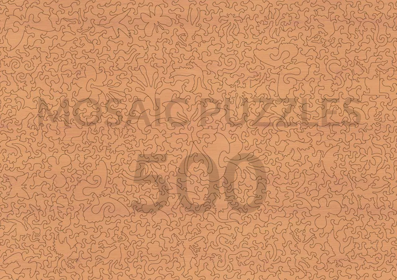 Mosaic Puzzles Butterfly Kaleidoscope puzzle 500 piese
