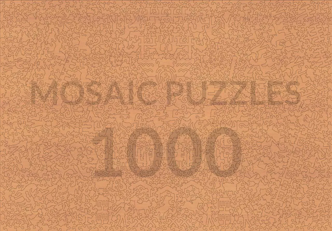 Mosaic Puzzles Friends by Carl Reichert puzzle lemn 500 piese animale