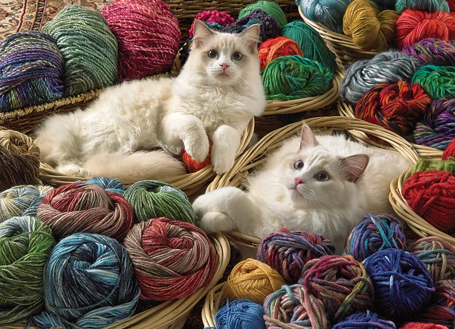 Cobble Hill Ragdolls puzzle 1000 piese pisici