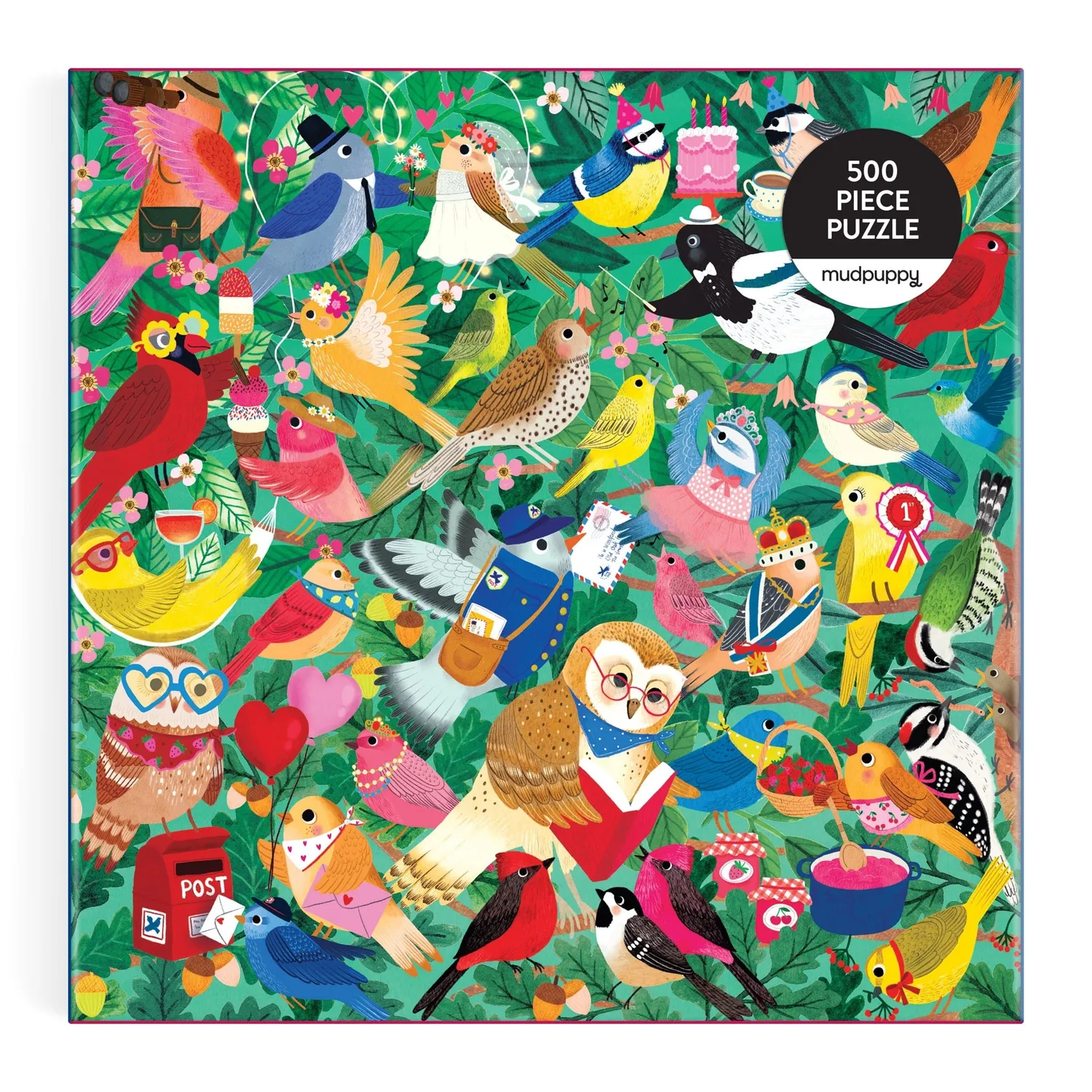 Mudpuppy Birding Around puzzle 500 piese pasari