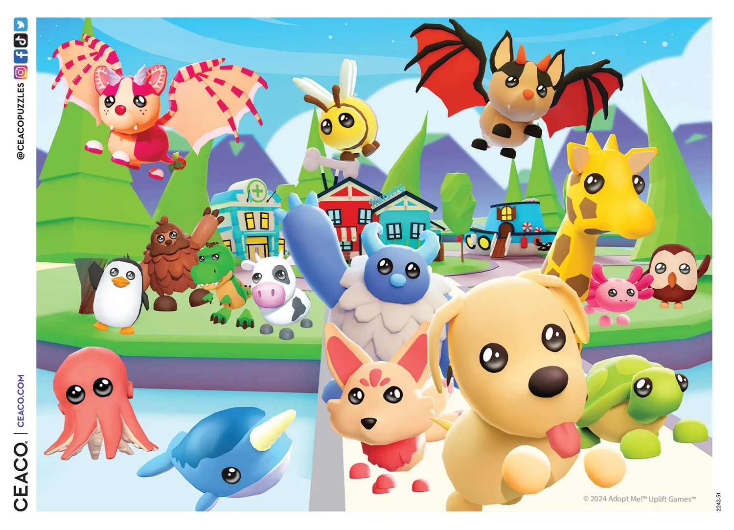 Ceaco Adopt Me puzzle 200 piese pentru copii
