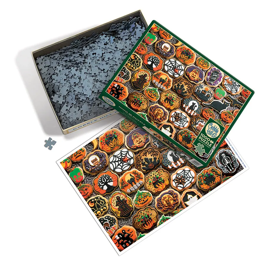 Cobble Hill Halloween Cookies puzzle 1000 piese dovleci
