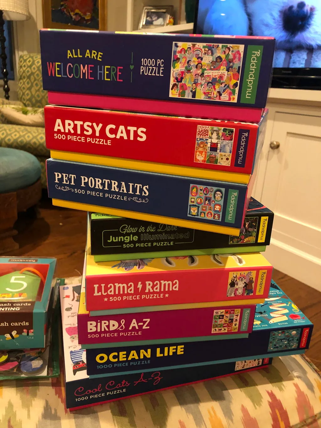 Mudpuppy Pet Portraits puzzle 500 piese animale