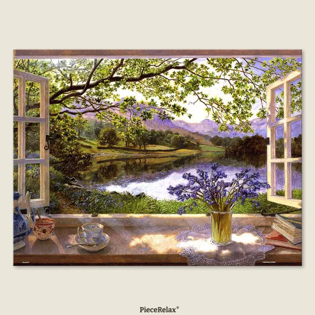 PieceRelax U1132 First Bluebells puzzle 1000 piese flori