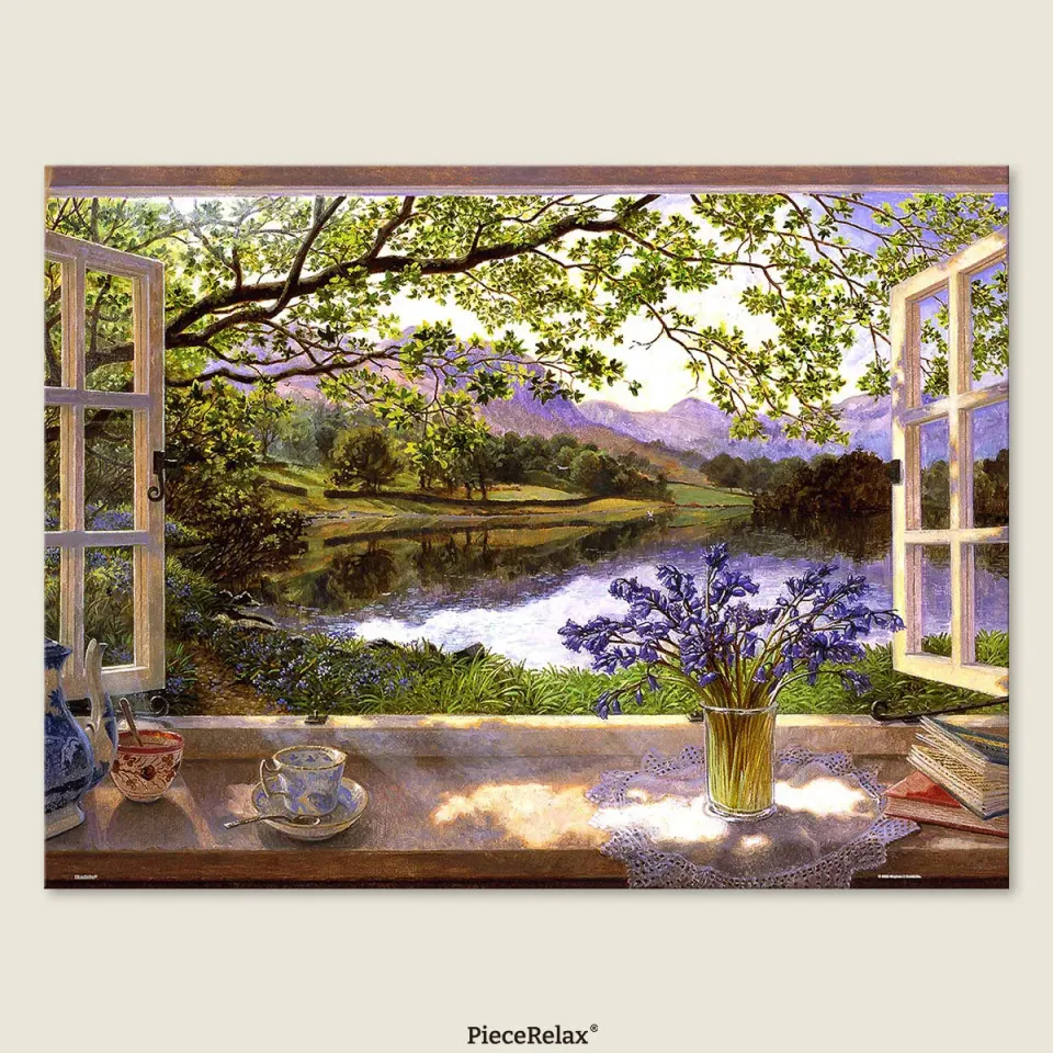 PieceRelax U1132 First Bluebells puzzle 1000 piese flori