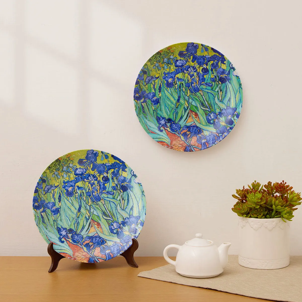 PieceRelax PL1005 puzzle farfurie Irises Van Gogh