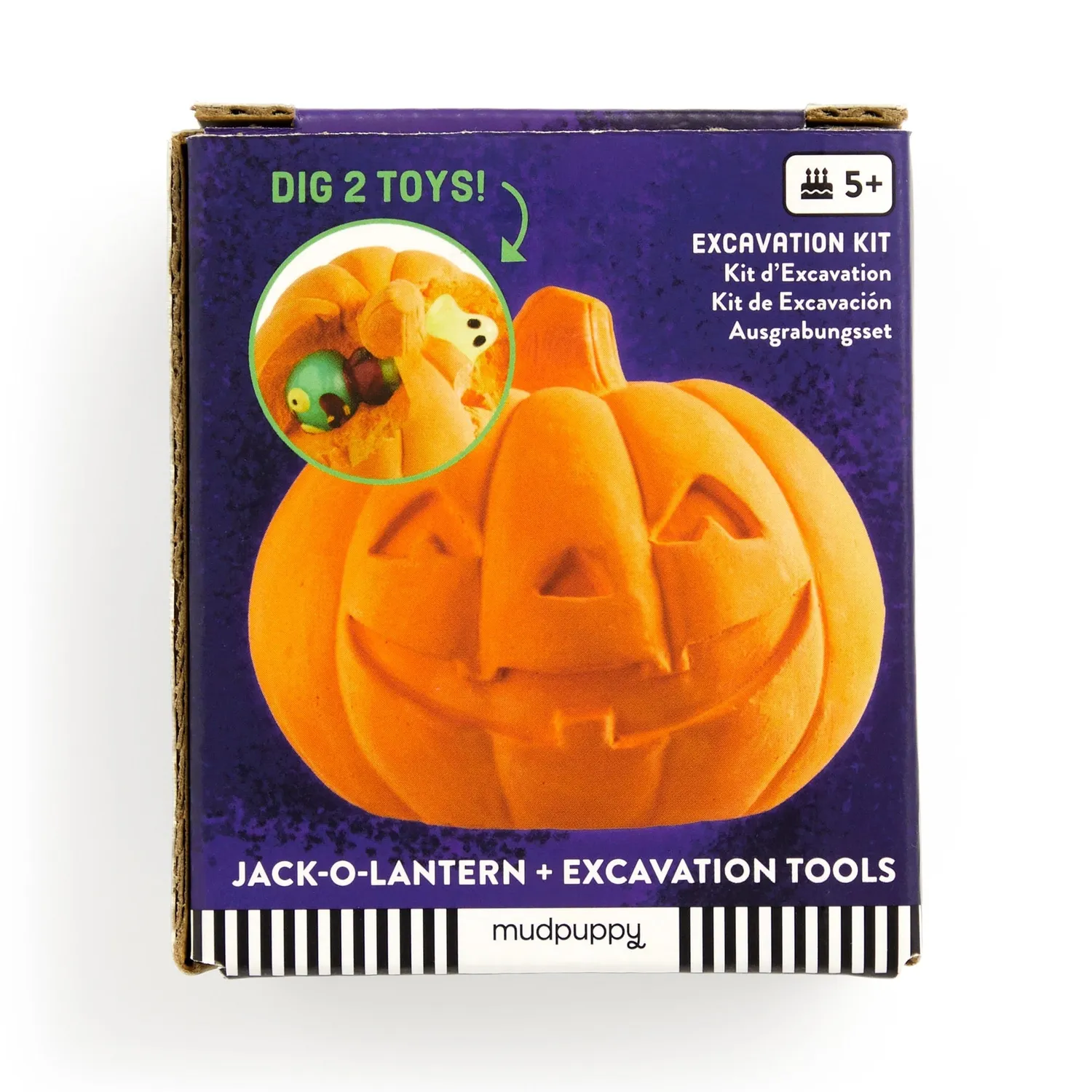 Mudpuppy Spooky Dig kit excavare fosforescent