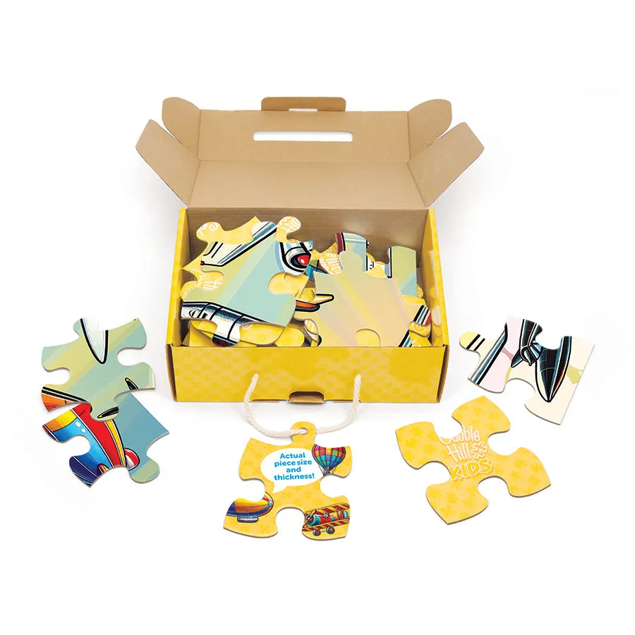 Cobble Hill Flight puzzle podea 35 piese avioane