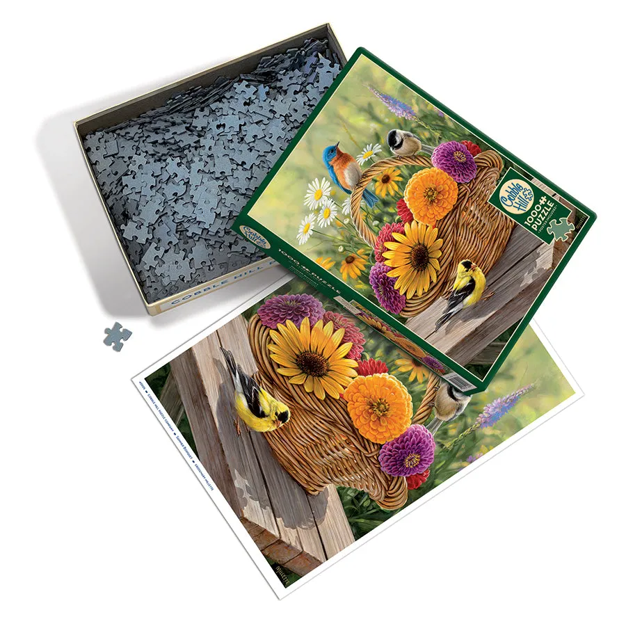 Cobble Hill Summer Bouquet puzzle 1000 piese flori
