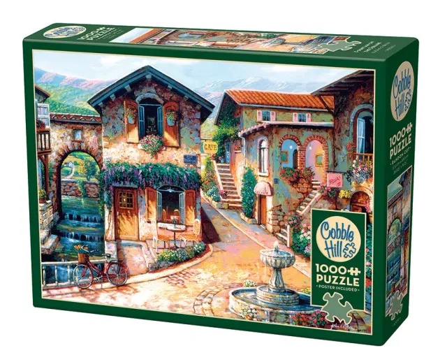 Cobble Hill Fountain on the Square puzzle 1000 piese sat