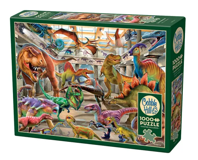 Cobble Hill Dino Museum puzzle 1000 piese dinozauri