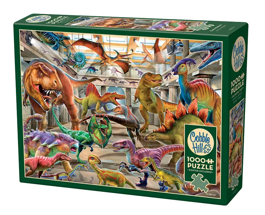 Cobble Hill Dino Museum puzzle 1000 piese dinozauri