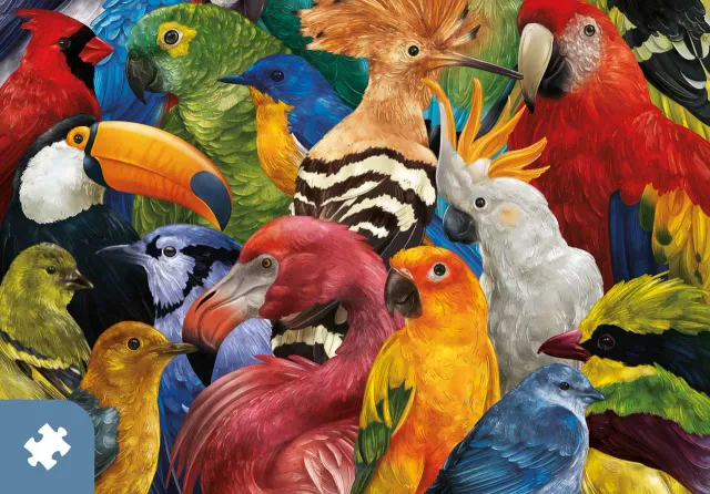Mosaic Puzzles Traditions Tropical Feathers puzzle carton 500 piese