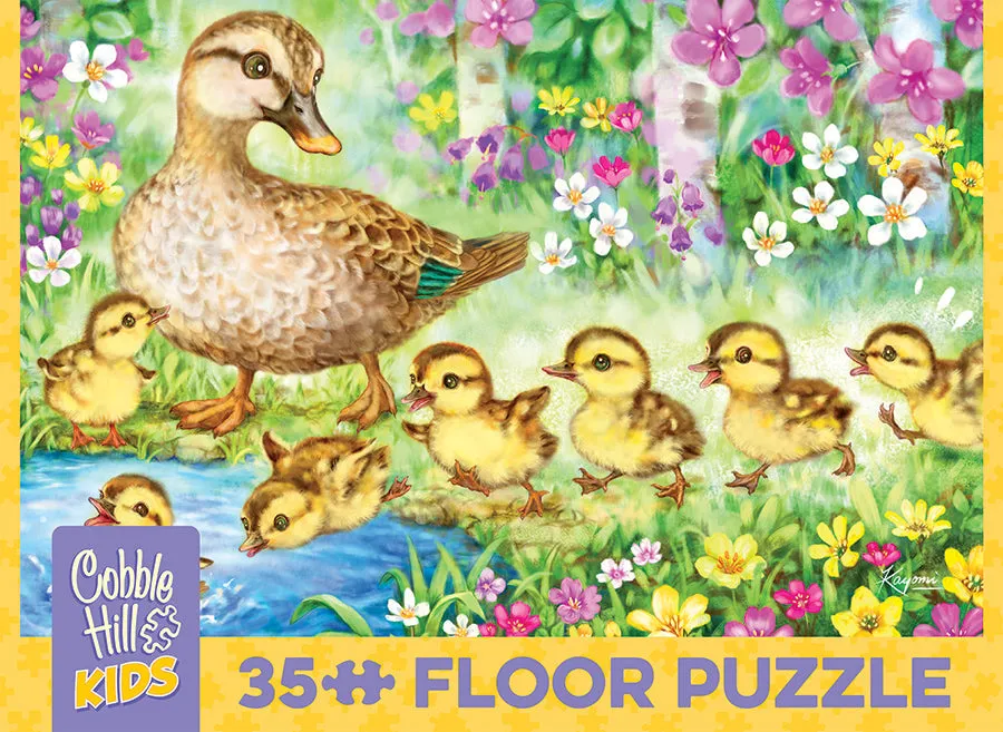 Cobble Hill Ducklings puzzle podea 35 piese rătute