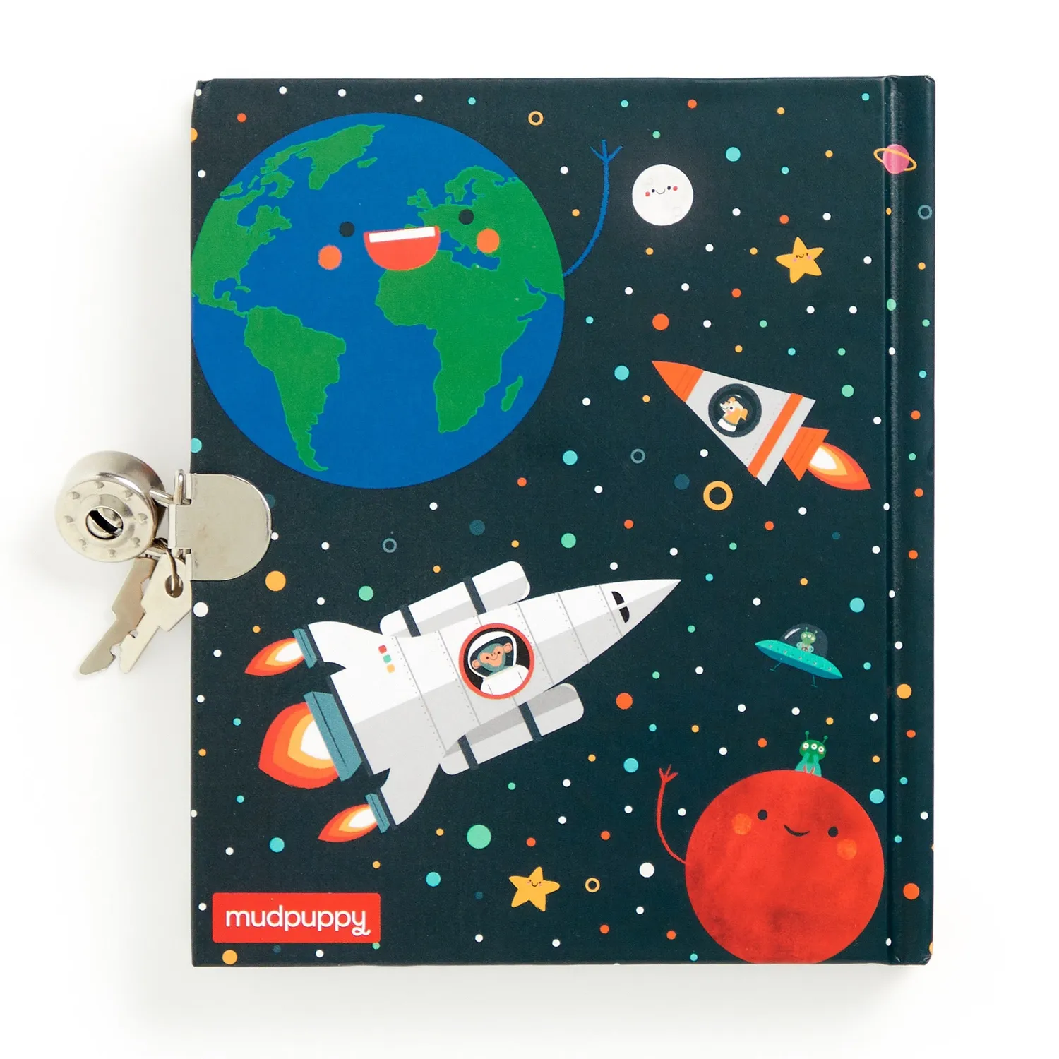 Mudpuppy Solar System Jurnal cu lacăt 192 pagini 16.5x14cm