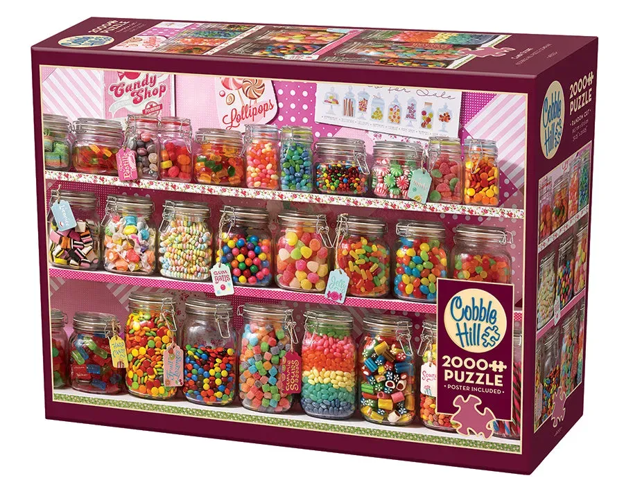 Cobble Hill Candy Store puzzle 2000 piese dulciuri
