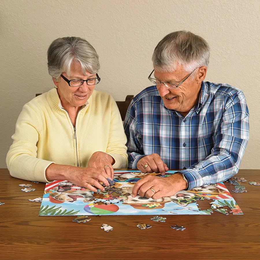 Cobble Hill Hammock Party puzzle 275 piese mari caini