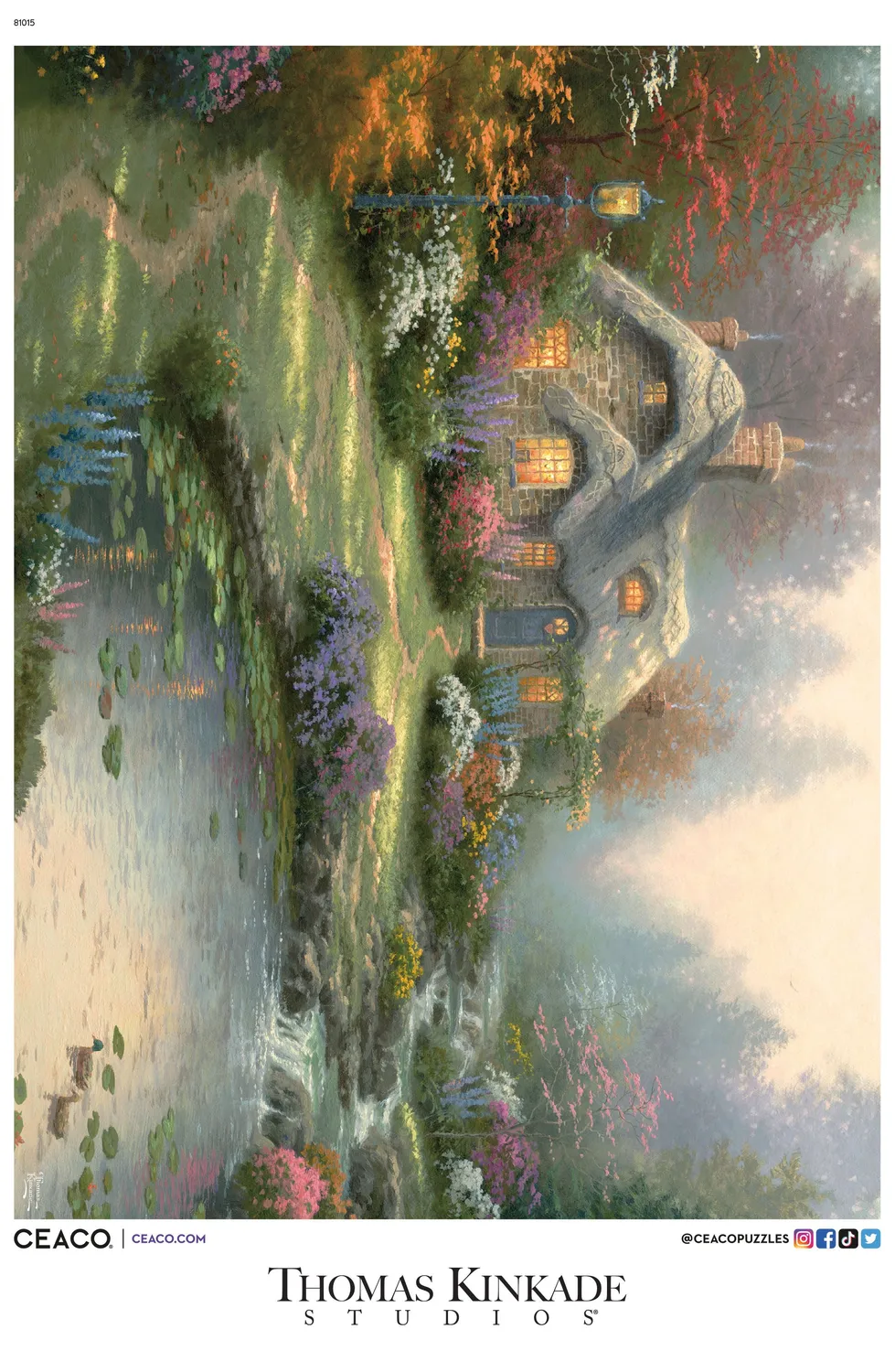 Ceaco Thomas Kinkade Everett's Cottage puzzle 1000 piese