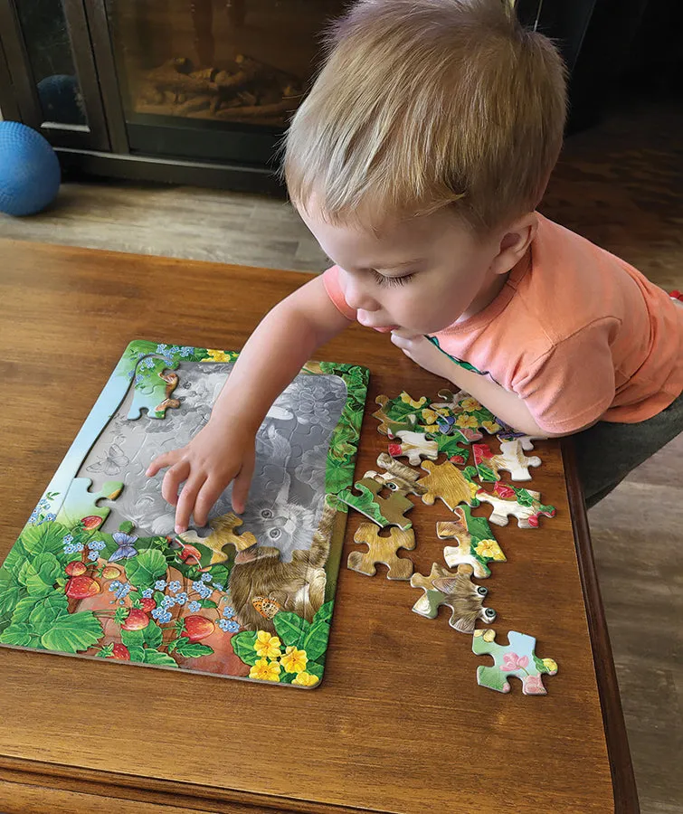 Cobble Hill Kitten Playtime puzzle tavă 35 piese pisici
