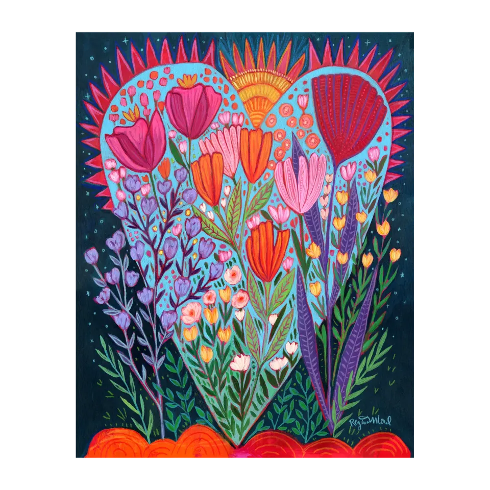 Hidden Piece Puzzles Big Blooming Love puzzle 273 piese flori