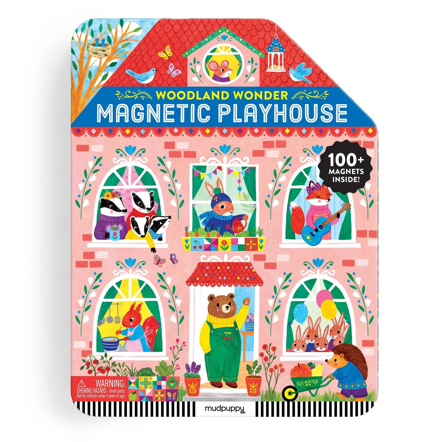 Mudpuppy Woodland Wonder căsuță magnetică 100 magneti