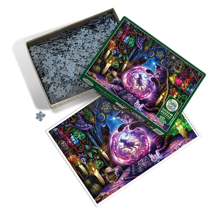 Cobble Hill Time to Feed the Cats puzzle 1000 piese magic
