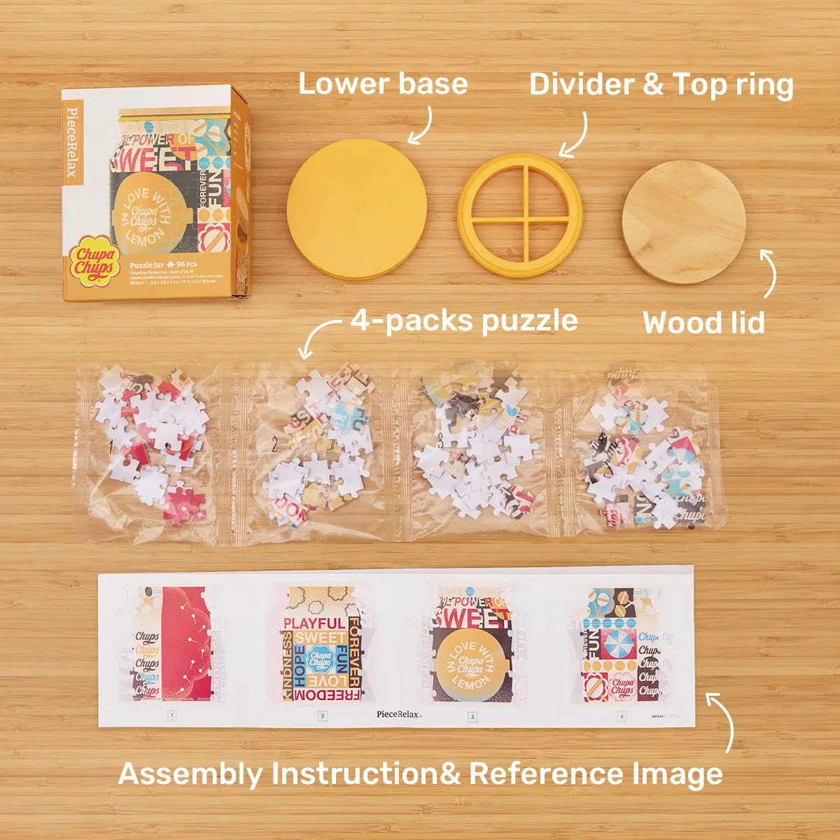 PieceRelax Timeless Memories Pop Energy M BB1043 puzzle borcan dulciuri