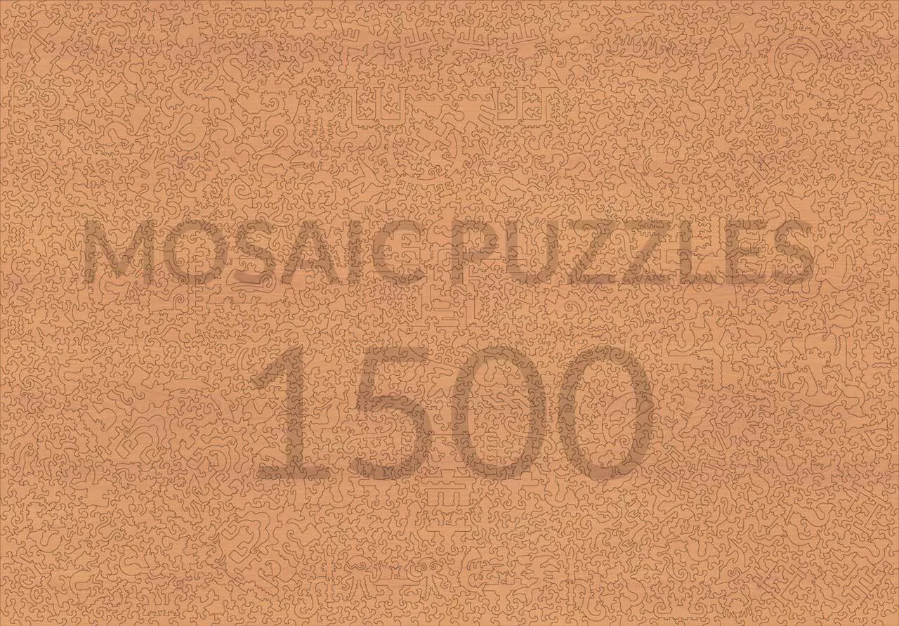 Mosaic Puzzles Sea of Colors puzzle lemn 1000 piese recif