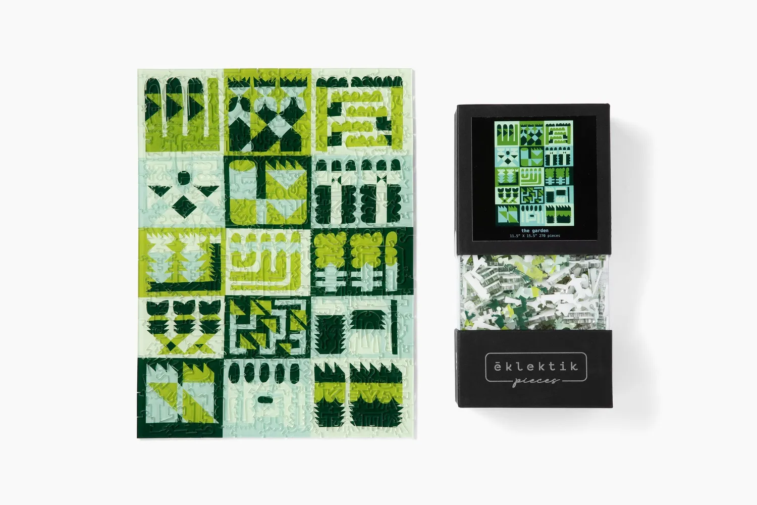 Eklektik Pieces The Garden puzzle 270 piese verde