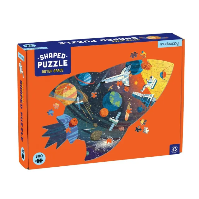 Mudpuppy Outer Space puzzle contur 300 piese nava