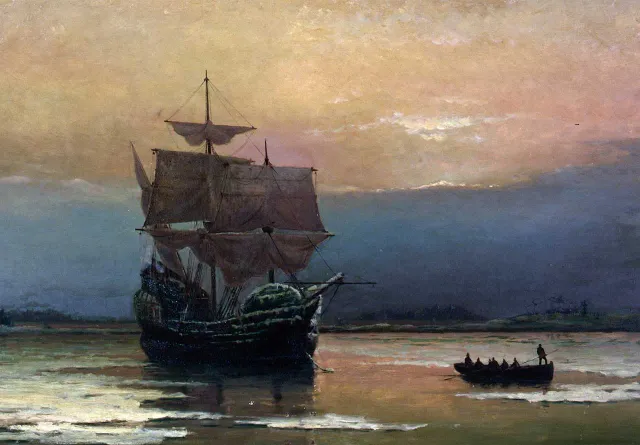 Mosaic Puzzles Mayflower Plymouth puzzle 500 piese istoric