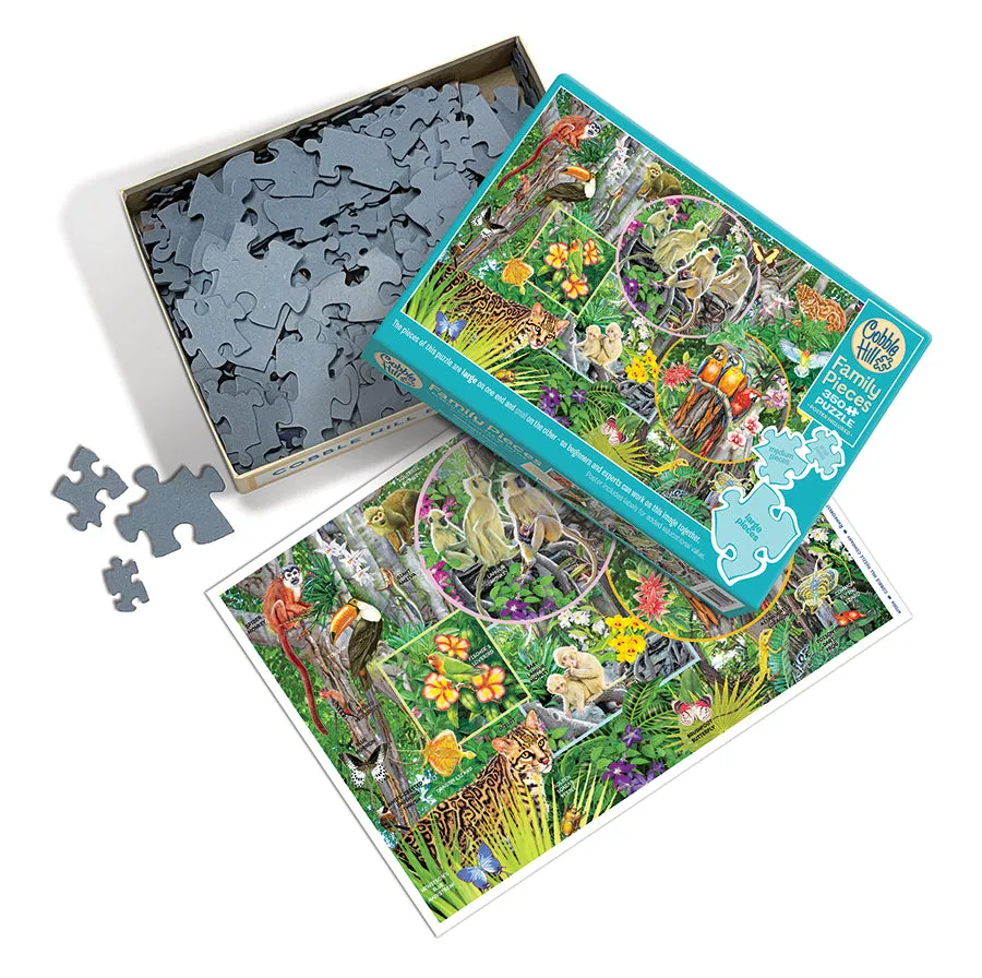 Cobble Hill Rainforest Magic puzzle 350 piese familie