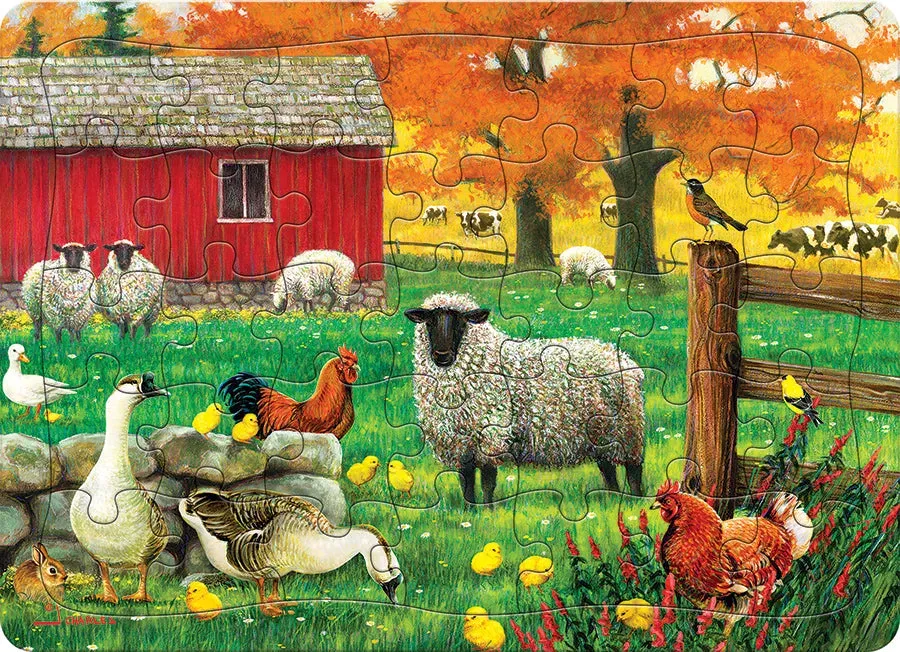 Cobble Hill Sheep Farm puzzle 35 piese tava copii