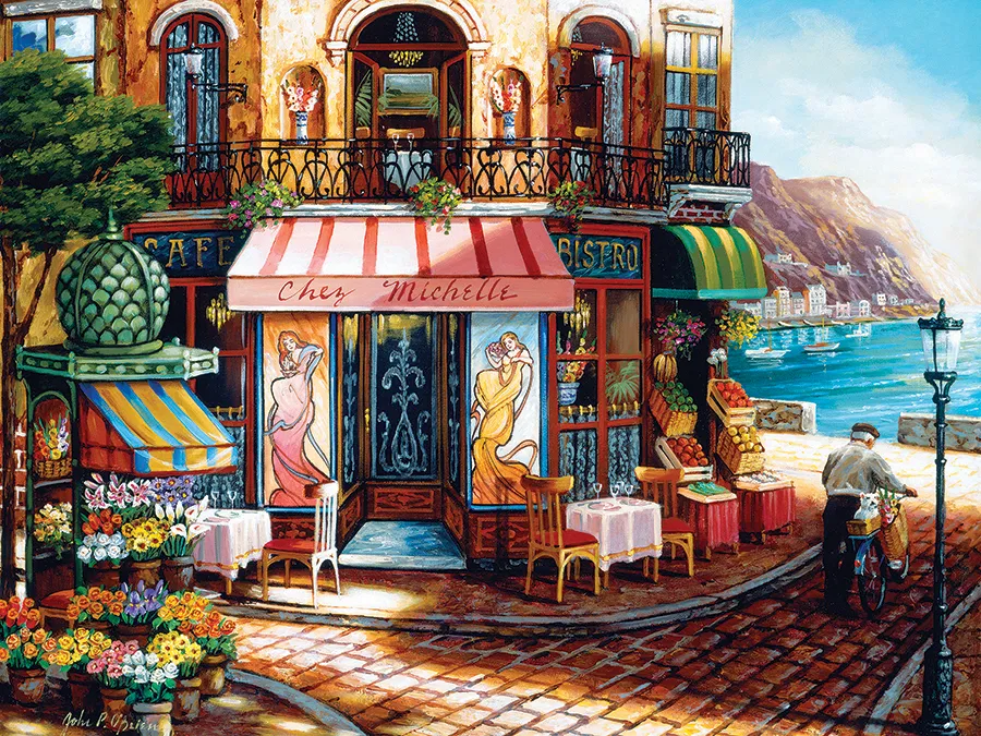 Cobble Hill Chez Michelle & Country Friends puzzle 275 piese mari