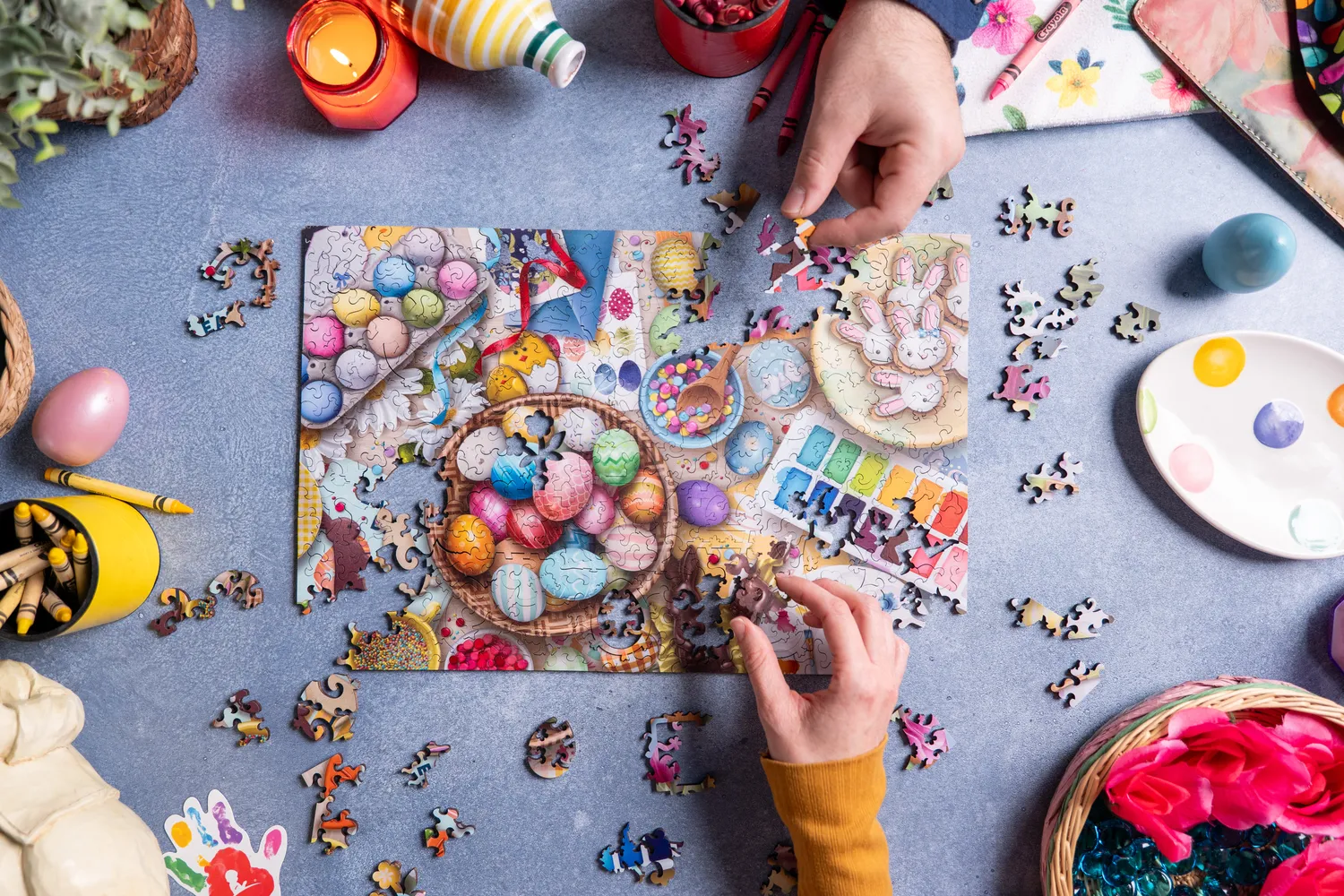 Mosaic Puzzles Easter Delights puzzle lemn 250 piese Paște