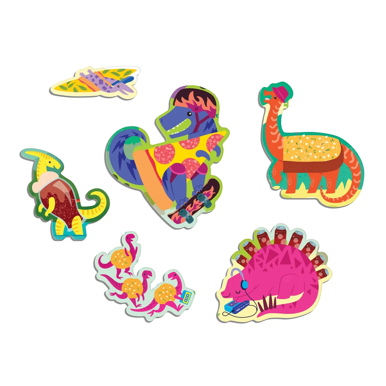 Mudpuppy Pizzasaurus puzzle parfumat 60 piese 38x28 cm