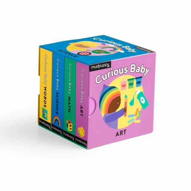 Mudpuppy Curious Baby set 4 board book STEAM 8 pagini