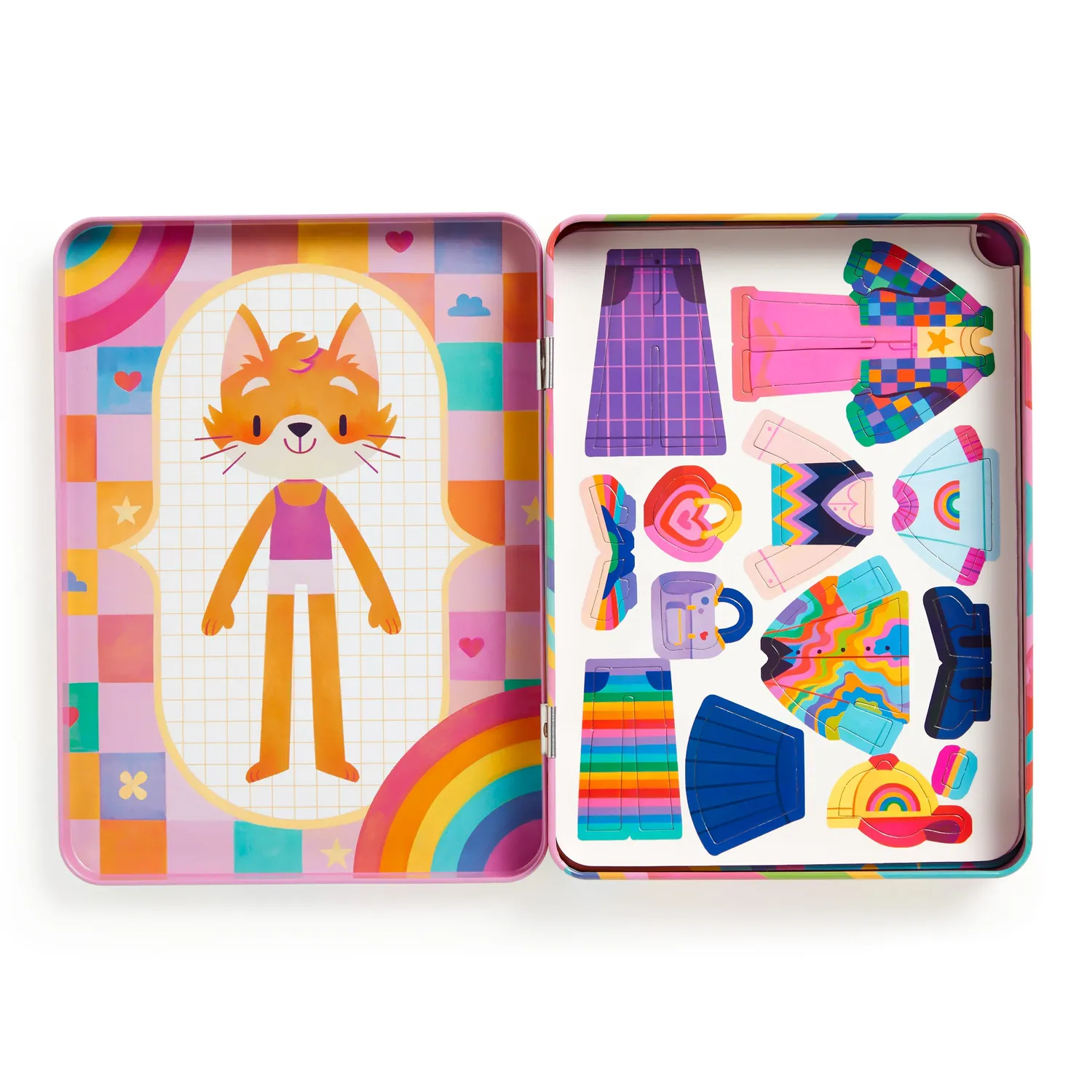 Mudpuppy Rainbow Fashion set magnetic 45 magneți